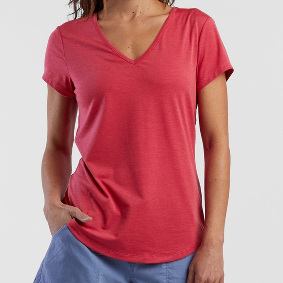 Title Nine Yasumi Short Sleeve Top - White - Picture 2 of 7